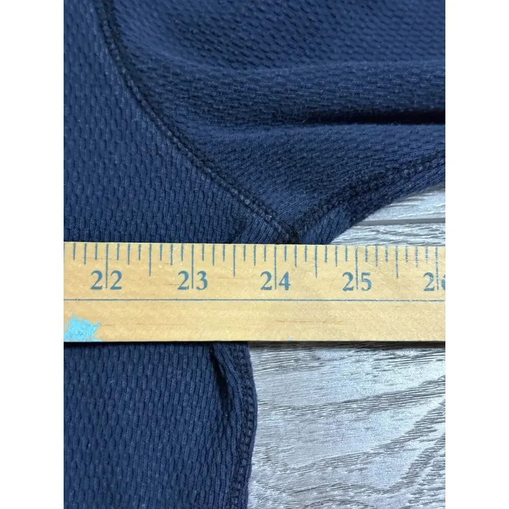 Vintage Aeropostale Spellout Navy Thermal Long Sleeve Y2K Retro - Men’s XL